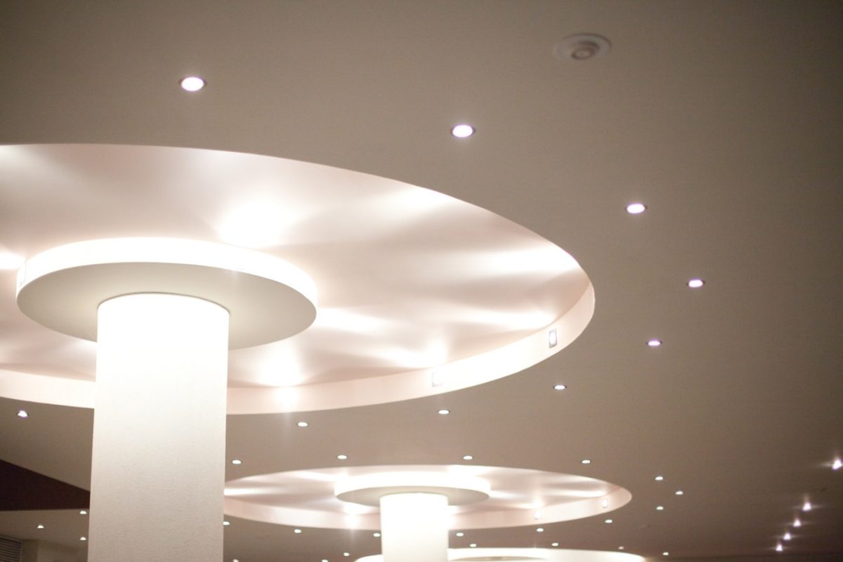Beautiful,Ceiling,With,Led,Lighting